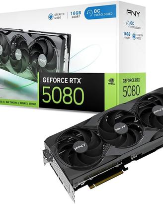 gpu Nvidia RTX 5080 PNY garanzia amazon italia