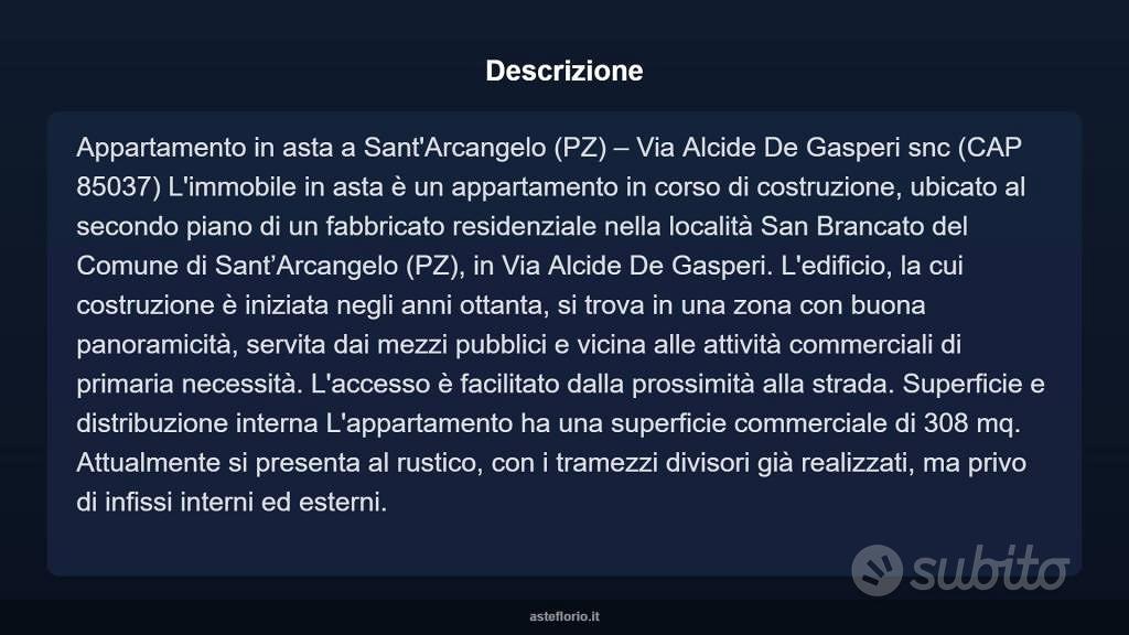 Appartamento – Sant'Arcangelo, Zona P.I.P., San Brancato - Vista 3