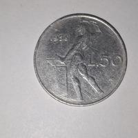 50 lire 1956 dio vulcano e testa di donna