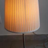 2 Eleganti lampade bajour comodino ikea panna
