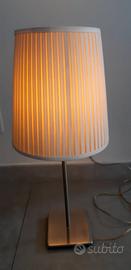 2 Eleganti lampade bajour comodino ikea panna