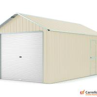 Prefabbricato box cantiere  360x610 avorio