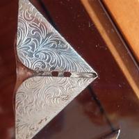 Fermacarte in argento 925.