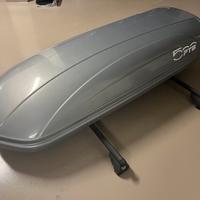 Portaoggetti barre + box portapacchi universale