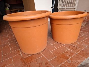 vasi per fiori in plastica diametro 33 cm