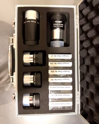 Valigetta oculari telescopio Omegon