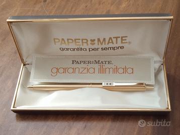 Penna Paper Mate Gold Executive Vintage Anni '80 