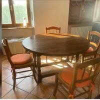 Tavolo rotondo legno massiccio