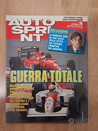 Autosprint 1992 Incidente Nannini - Senna Barnard