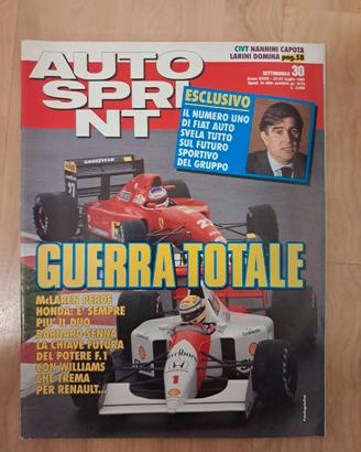 Autosprint 1992 Incidente Nannini - Senna Barnard