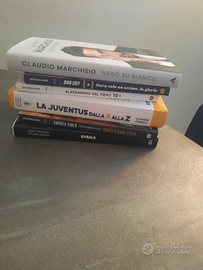 Lotto 6 libri calcio Juventus nuovi