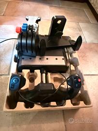 Saitek Pro G Flight cloche throttle pedali
