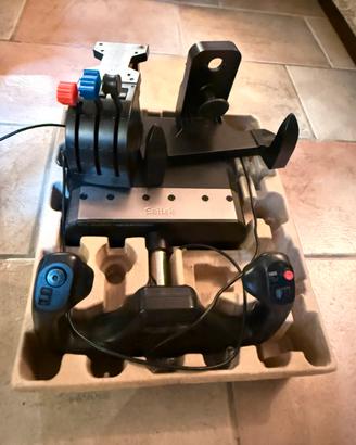 Saitek Pro G Flight cloche throttle pedali