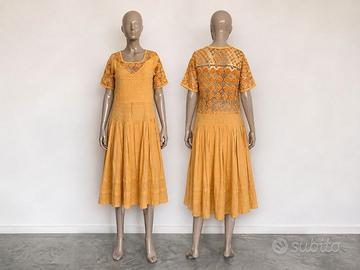 Abito Vintage Anni '60 in Pizzo Macramè