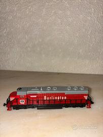 Modellino locomotiva Burlington