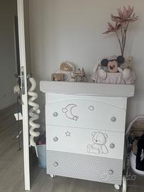 Lettino + cassettiera-fasciatoio