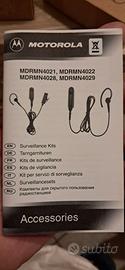 Auricolari professionali radio motorola