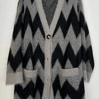 Maxi cardigan mohair