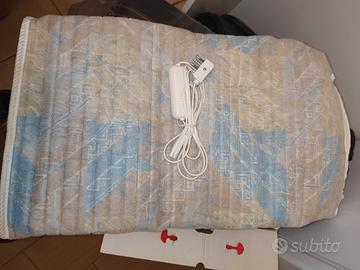 Coperta scalda sonno elettrica da 1 piazza e 1/2