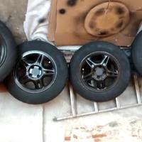 Cerchi in lega + gomme invernali r 14 renault clio