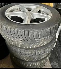 4 GOMME INVERNLI+CERCHI LEGA 205/55/16 FIAT BRAVO