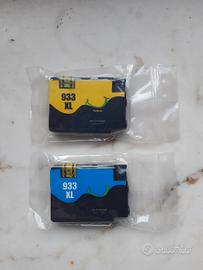 set 2 cartucce colorate stampante Hp 932 XL
