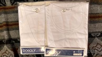 2 magliette intime filo di scozia uomo XXXL nuove