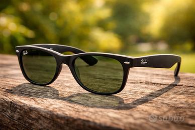 Ray-Ban New Wayfarer RB2132 neri – NUOVI Originali