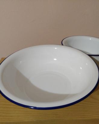 Bacinella e vaso da notte antichi smaltati Nuovi