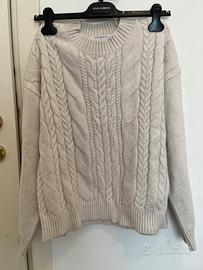 Maglioni in lana da donna (beige e grigio)