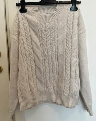 Maglioni in lana da donna (beige e grigio)