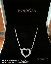 Collana con cuore Pandora