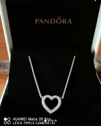Collana con cuore Pandora
