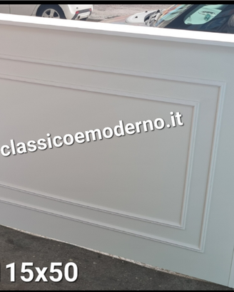 Bancone reception boiserie ad angolo spedizion