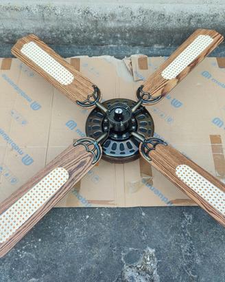 ventilatore da soffitto marrone