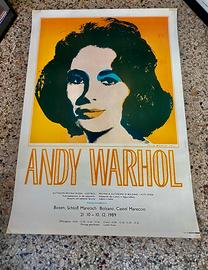 Poster originale Andy Warhol 1989