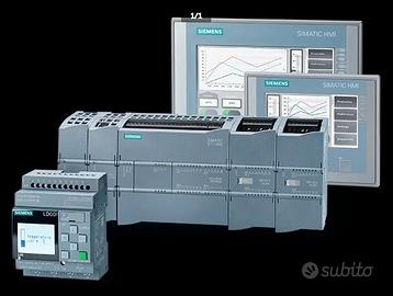 Programmatore automazione industriale PLC Siemens