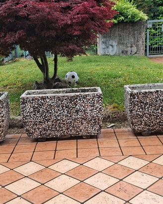 VASCHE IN CEMENTO CON GHIAINO LAVATO 