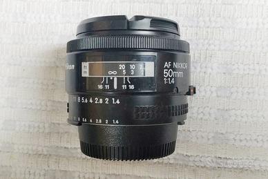Obiettivo nikon nikkor AF 50mm f 1,4