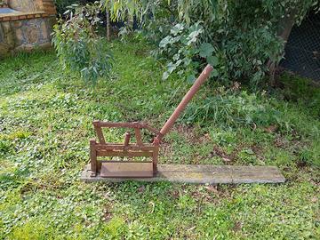 trancia taglia pietre travertino 