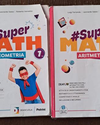 Libro di MATEMATICA " SUPERMATH " vol. 1  