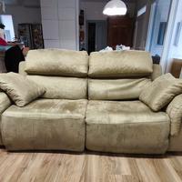 Divano 3 posti con meccanismo relax 