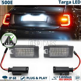 Placchette LED Luci TARGA LED PER Fiat 500e CANbus