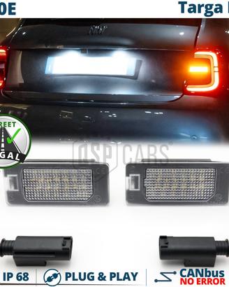 Placchette LED Luci TARGA LED PER Fiat 500e CANbus