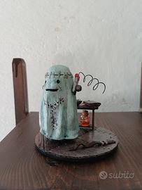 Statuetta fantasmino Frankenstein (fatta a mano)