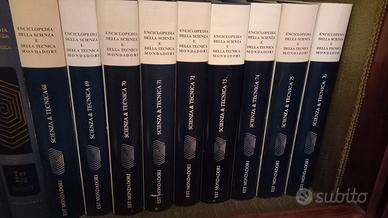 lotto enciclopedia scienza tecnica Mondadori