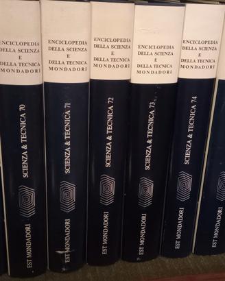 lotto enciclopedia scienza tecnica Mondadori