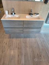 mobile doppio lavabo larghezza 120 cm