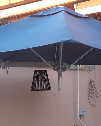 Paraflex Ombrellone a muro quadrato 3 m