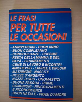 Libro "Le frasi per tutte le occasioni"